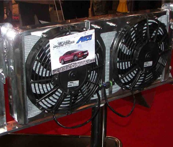 Afco dual-fan dual-pass heat exchanger 07-12 GT500