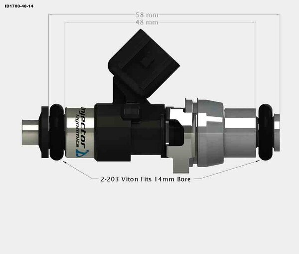 Injectors Dynamics ID1700 Fuel Injectors