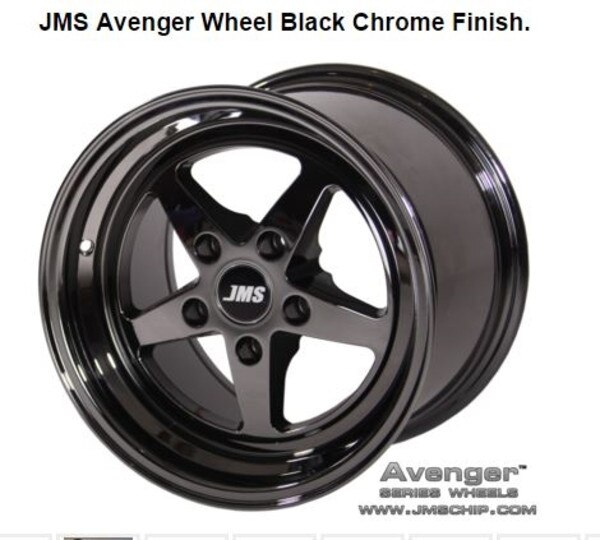 Jms Avenger Black Chrome A Mustang 05 17 Rear A 17x10