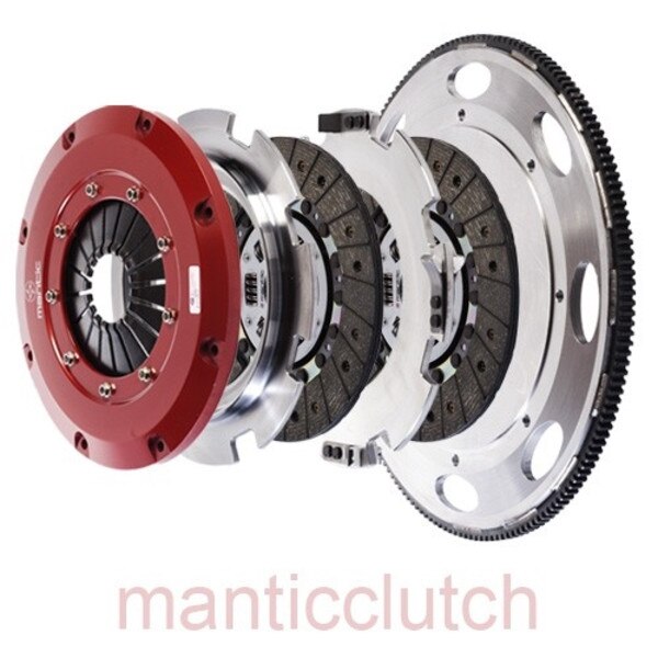 Mantic Street 1000HP Cerametallic Twin Disc Clutch Kit MT82 1117 GT