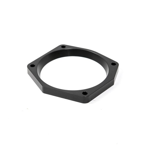 Predator 105 MM throttle body adapter plateblack anodized