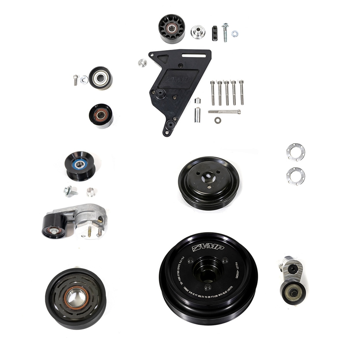 VMP VMP 10-Rib Full-FEAD Kit for '11-17 Gen3R Supercharged Coyote with AC - 20% OD